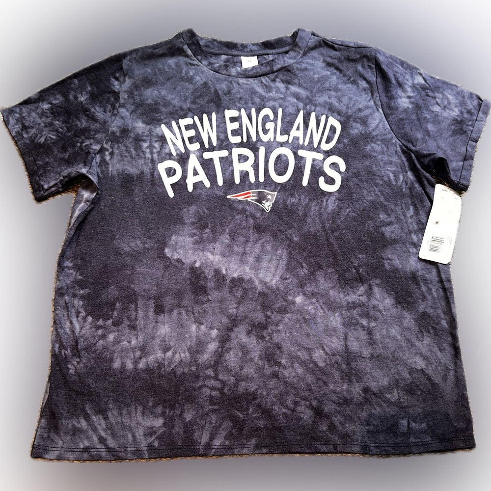 Women’s NE Patriots Tee Shirt Tie Dye